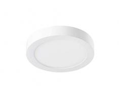 Sylvania SYL0053303 Plafonnier Downlight LED, Aluminium/, Intégré, 18 W, Blanc, SYL0053303