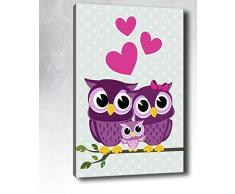 Bonamaison Peinture sur toile, multicolore, 30 x 40 cm - Conçu et fabriqué en Turquie