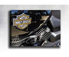 Bonamaison Peinture sur toile, multicolore, 50 x 70 cm - Conçu et fabriqué en Turquie