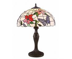 interfan bureau Tiffany Printemps Grande E27, Multicolore