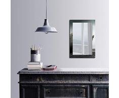 Bonamaison DÃ©coration Murale Impression sur Miroir EncadrÃ© sur Toile, Dimensions: 40 x 60 Cm - ConÃ§u et fabriquÃ© en Turquie