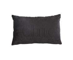 RIOMA Chic Coussin de Chaise, Polyester 50x30x4 cm Noir