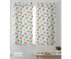 Martina Home palera Pack de Rideaux Voilage pour Cuisine, Unique, 100Â x 140Â cm, 2Â