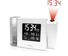 Technoline WT 643 Horloge à Quartz avec Projection 6,2 x 2 x 6,2 cm