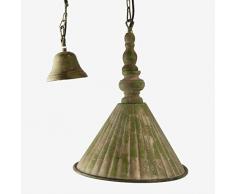 Better & Best Plafonnier rond en métal Vert irrégulier 31,5 x 61,5 x 40,5 cm