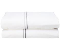 Garnier-Thiebaut PALAIS CHIC Drap Plat, Coton, Marine, 240 x 310 cm