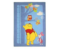 Associated Weavers Kids Corner 614586 Winnie The Pooh Toise Tapis de Sol Polyamide Bleu 135 x 95 x 2 cm