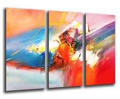 Tableau Moderne Photographique, Impression sur bois, Image dart abstrait, 97 x 62 cm, ref. 26149