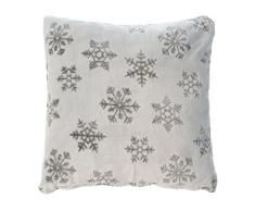 Gözze, avec Picots Structure Coussin Déco 50 x 50 cm, Polyester, Taupe, 50 x 50 x 10 cm