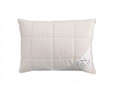 Europe & Nature Oreiller en Ã©peautre avec double couverture Blanc, 40x30x10 cm