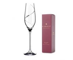 Diamante 1045.411.ELX Silhouette Champagne et Verre à Champagne Prosecco 210 ml