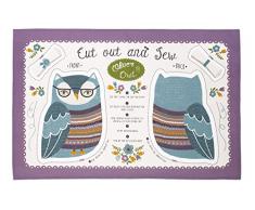 Ulster Weavers Torchon en Coton Motif Hibou Oliver 73,9 x 48 cm