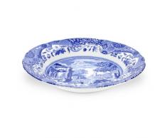 Spode Lot de 4 assiettes creuses italiennes Bleu 23 cm