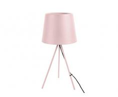 LEITMOTIV LM1826PI Lampes de bureau, Le Fer, Light Pink