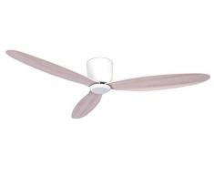 Ventilateur de plafond Airfusion Radar - Ventilateur moderne avec ailes en contreplaquÃ© blanc - avec mode dÃ©tÃ© - Avec tÃ©lÃ©commande - Design ultra plat