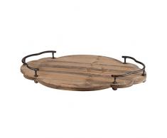 Better & Best Plateau avec Anses, en Bois, Naturel, 44Â x 32Â x 5Â cm