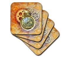 3dRose CST_212827_2 Dessous de Verre, Mutli-Colour, set-of-8-Soft