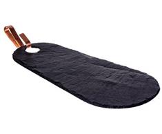 The Just Slate Company Goutte à Suspendre Planche de Service avec du Cuivre Crochet