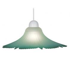 Tosel 10350 Suspension Barcelona Verre 100 W E27 Vert