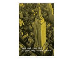 1art1® Empire Merchandising GmbH 330567 Poster New York City Citation 61 cm x 91,5 cm