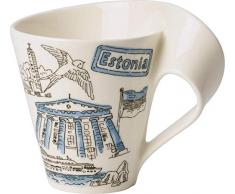 Villeroy & Boch Cities of the World Tasse Ã cafÃ© Estonie, 300 ml, Porcelaine Premium, Blanc/Multicolore