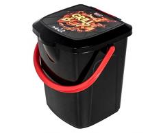 BranQ - Home essential Barbecue en Plastique PP Noir 31 x 31 x 38,5 cm, Plastique PP, Noir, 22l