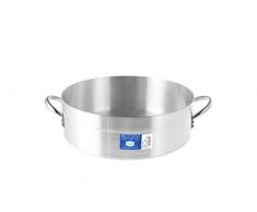 Pardini Albergo Faitout Bas, Aluminium, Gris, 26 cm