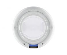 Abeba VV48638 Balance de Cuisine numérique Bubble en Blanc, Plastique, 45x35x25 cm