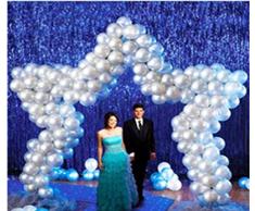 Mondial-fete - Arche étoile géante 3 mètres + 2 pieds parasol