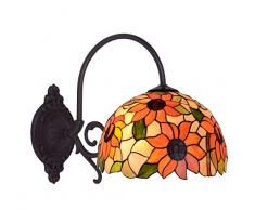 Ivintage Diamond Applique murale 1 lumière, orange, 20 x 29 cm