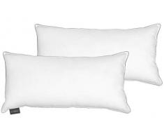 Traumnacht Coussin dhÃ´tel Exclusif, Blanc., 40 x 80 cm - 2er Set