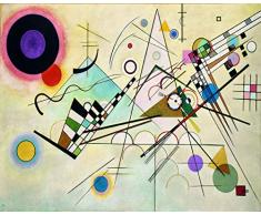 Legendarte Tableau, Impression sur Toile - Composition VIII Wassily Kandinsky - cm. 40x50