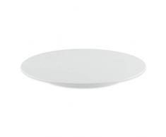 thermohauser 5000243021 Plateau Ã Tarte Rond en MÃ©lamine Blanc DiamÃ¨tre 32,0 x 2,5 cm avec Pied fixe Plastique