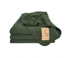 GIESSWEIN Couverture en laine Marie cyprÃ¨s ST - Couverture en laine dagneau, couverture chaude, dessus de lit de haute qualitÃ©, doux au toucher, 100% laine dagneau, couverture en pure laine vierge, couverture en laine vierge