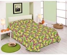 SABANALIA Fidji Couvre-lit Fine dÃ©corative, Fuchsia, lit 160Â âÂ 260Â x 280Â cm