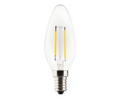 Müller-Licht LED Forme de bougie, Verre, Blanc, E14, 2.5 W, 230 V