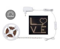 Briloner Leuchten Ruban LED flexible pour la création de inscriptions et motifs Blanc 12 W 1000 lm 15 W 3 m