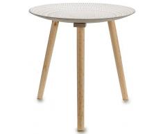 AR 58694 Table dappoint Ronde en Bois 50 x 43 cm
