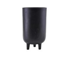 House Doctor Pot de Fleurs oxydÃ© Noir 15 x 15 cm