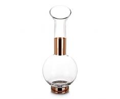 Tom Dixon Carafe Ã Eau en Verre soufflÃ© Ã la Bouche avec dÃ©tails en cuivre peintes Ã la Main - PiÃ¨ce maÃ®tresse saisissante - CapacitÃ© de 1 l Cuivre