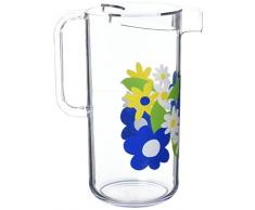 Guzzini Summertime Fleurs Carafe, Acrylique, 0.1Â x 0.1Â x 0.1Â cm