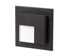 Zamel Ledix Applique murale LED en mÃ©tal Noir