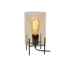 Lucide 45566/01/62 Lampe de Table, Verre, 40 W, Amber