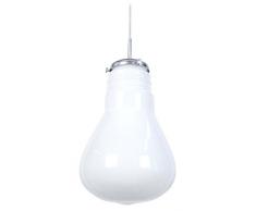 Tosel 10860 Suspension Ampoules Verre 60 W E27 Opale