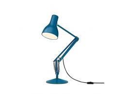 Anglepoise Type 75 Cola Borat Multifonction LED Lampe de Bureau, zwiebelblau Mat Hauteur Max. 66 cm (de Pied à Abat-Jour) 2700 K 470lm