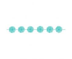 amscan Robin de Fluffy Guirlande Bleu