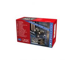 Konstsmide 2374-100 Guirlande à LED pour Terrasses, Verre/, 4 W, Blanc, 1475 x 1 x 1 cm