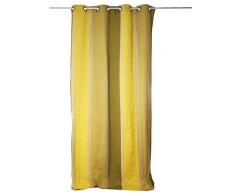 Linder 0549/80/375/145X260 Rideau avec 8 Oeillets Fusil Rond Polyester Vert/Pomme 145 x 260 cm