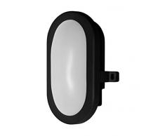 LEDVANCE Endura Bulkhead LED | Applique / Plafonnier | Noir | 6 Watts - 420 Lumens | Blanc Froid 4000K | Etanche IP54