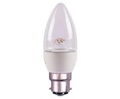 Bell Bougie LED 4 W Blanc chaud 2700 K B22d Transparent